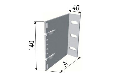 Alumīnija nesošais kronšteins ventilējamām fasādēm