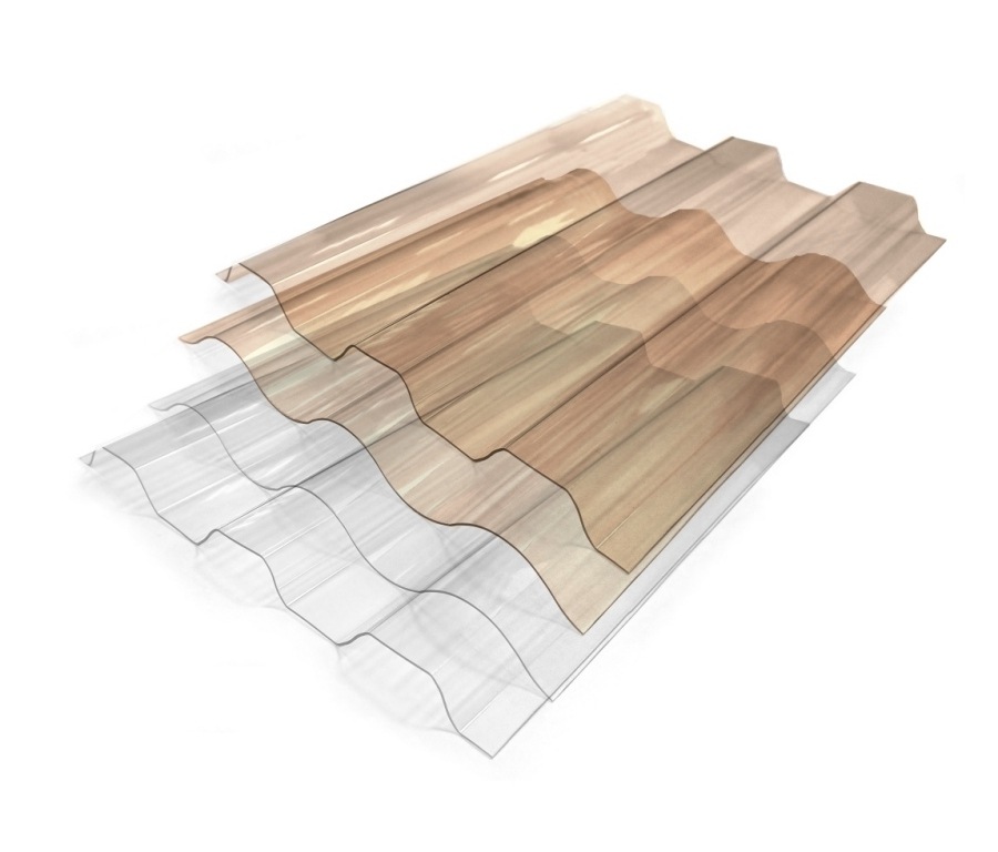 Polikarbonāta profilētās jumta loksnes