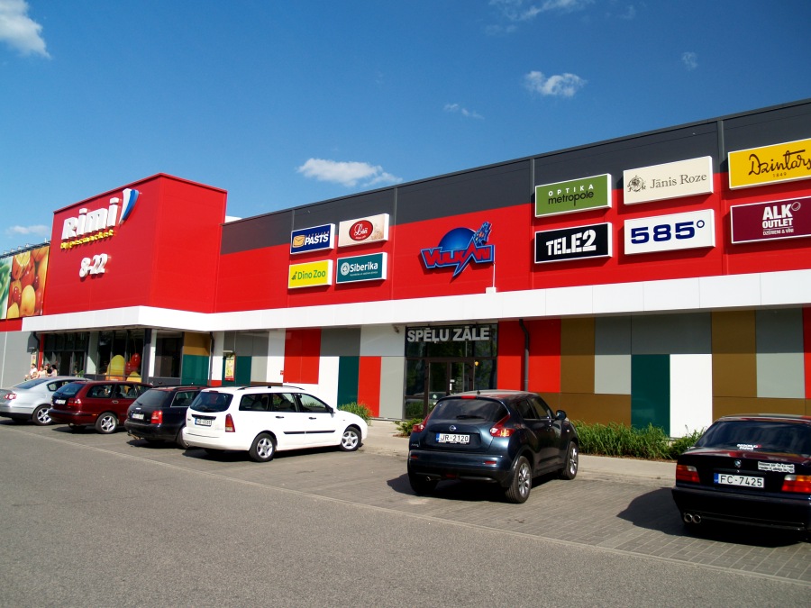 Veikala fasāde, Jelgava