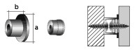 Distanceri Easyfix 2 x screw