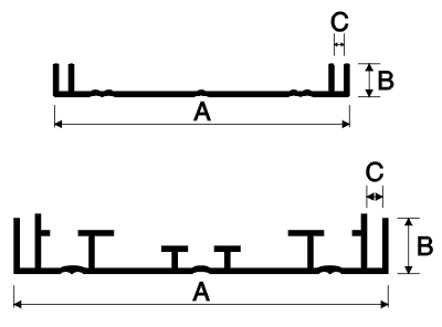 Alumīnija profili gaismas kastēm Alumīnija profili gaismas kastēm