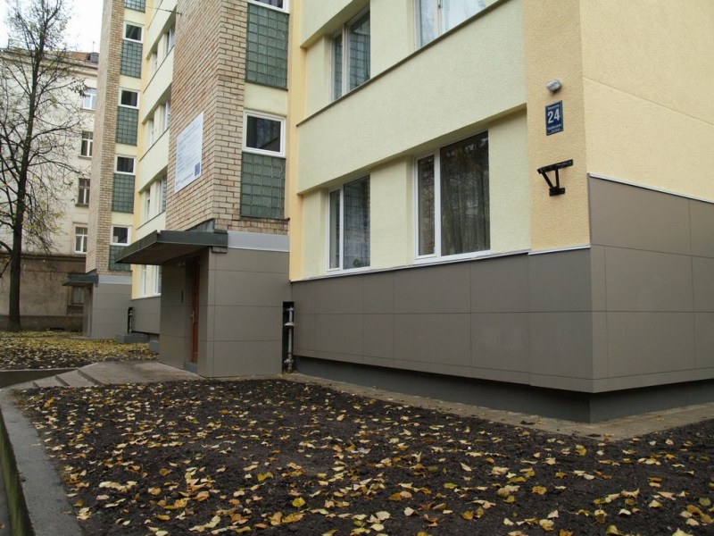 Fasādes renovācija Tomsona ielā 24 Rīgā Fasādes renovācija Tomsona ielā 24 Rīgā