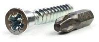 Pozidrive nerūrējošā tērauda skrūve Pozidrive nerūrējošā tērauda skrūve