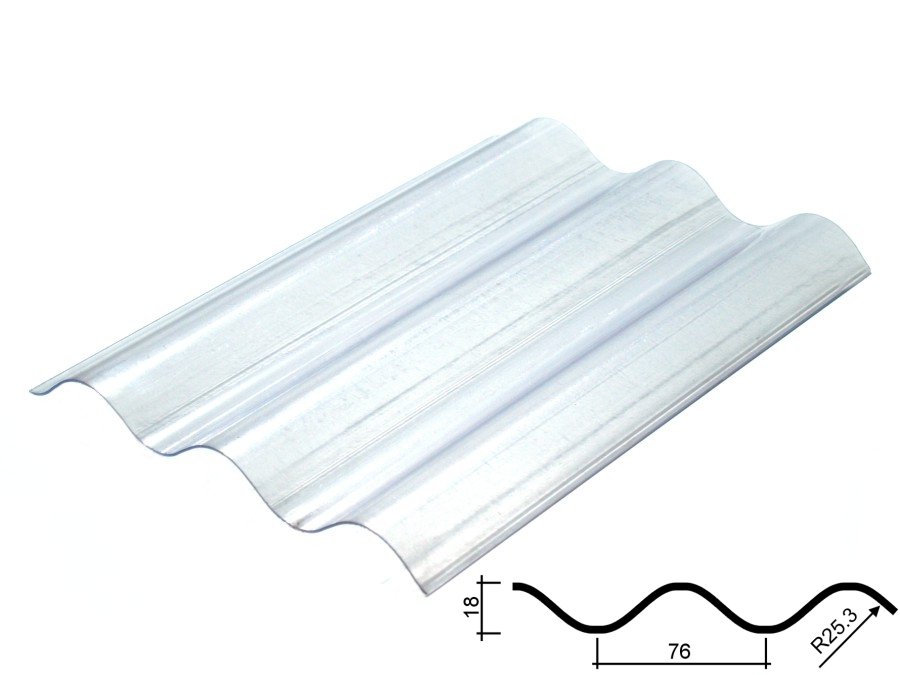 Viļņotas PVC loksnes Viļņotas PVC loksnes