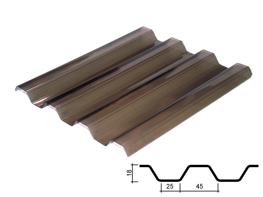 Profilētas PVC loksnes Profilētas PVC loksnes